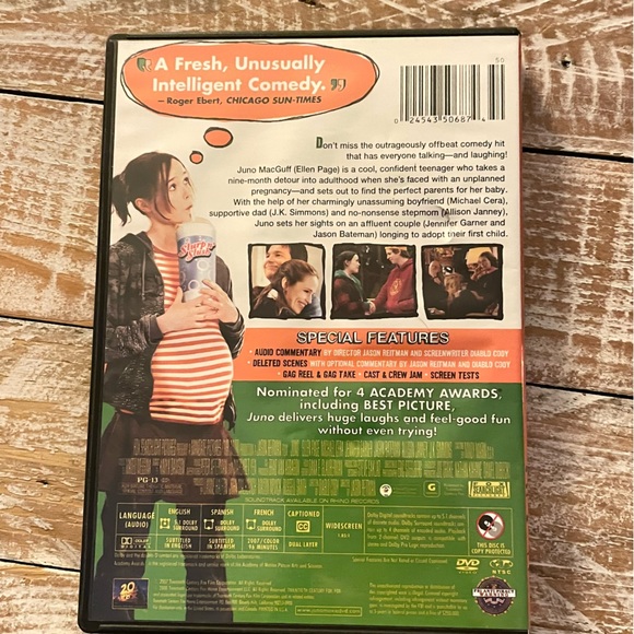 3/$15 u pick dvds📀or 1/$9~ 🧡Juno🧡 - Picture 3 of 8